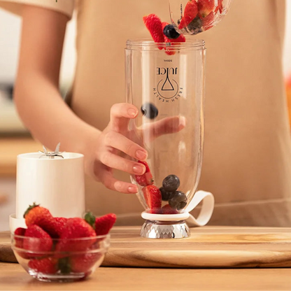 Mini licuadora de vaso portatil blanco