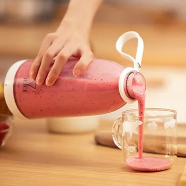 Mini licuadora de vaso portatil rosa